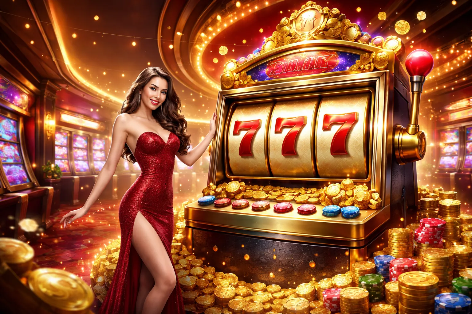 Hình nền Grand Slot88 với các biểu tượng slot game